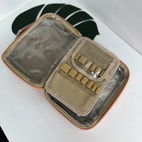 NWT travel makeup bag peach pink - Picture 8 of 9